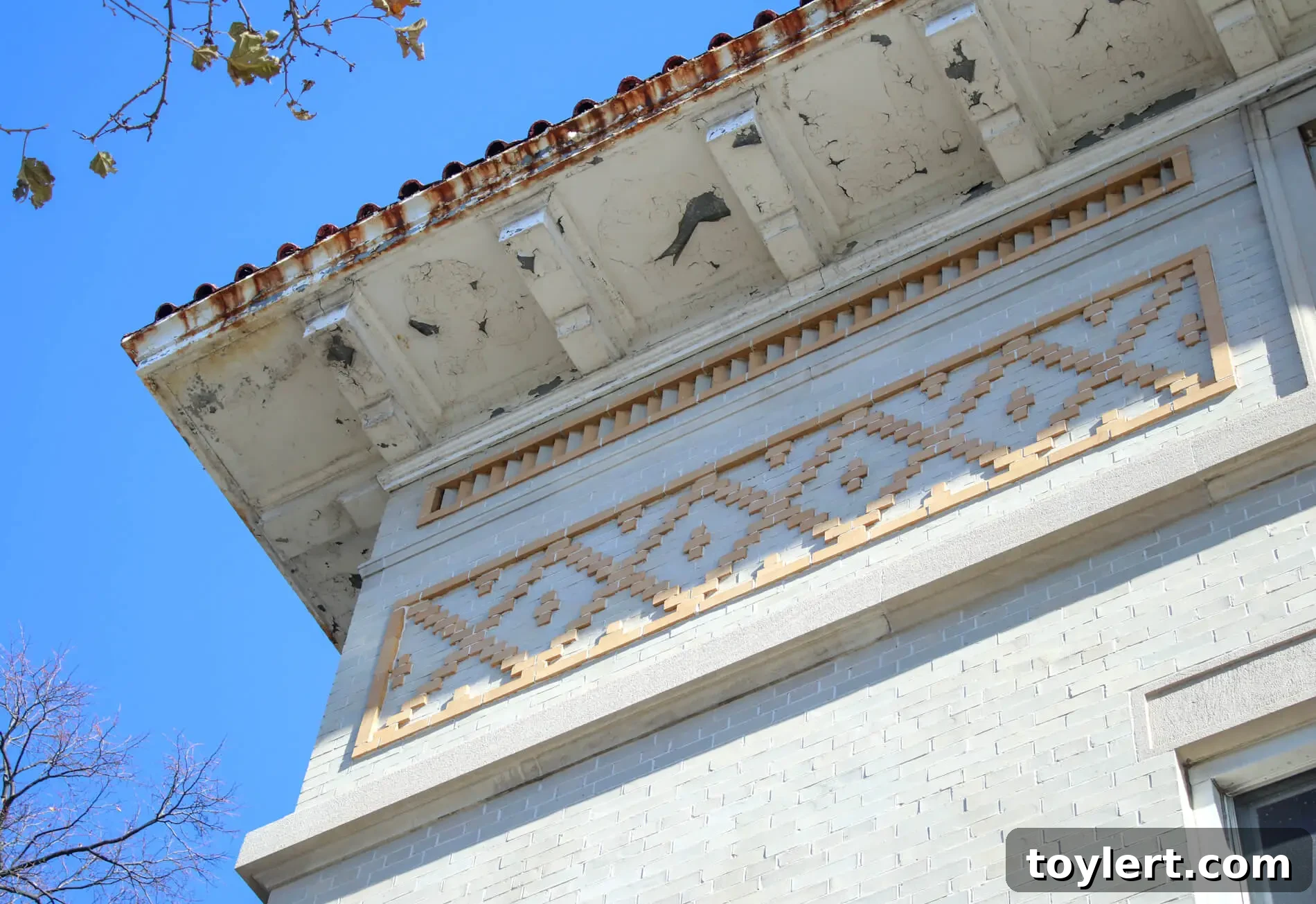 Axel Hedman's Renaissance Revival row houses on Maple Street, Brooklyn, featuring intricate facades and distinctive tile roofs, captured in natural light.