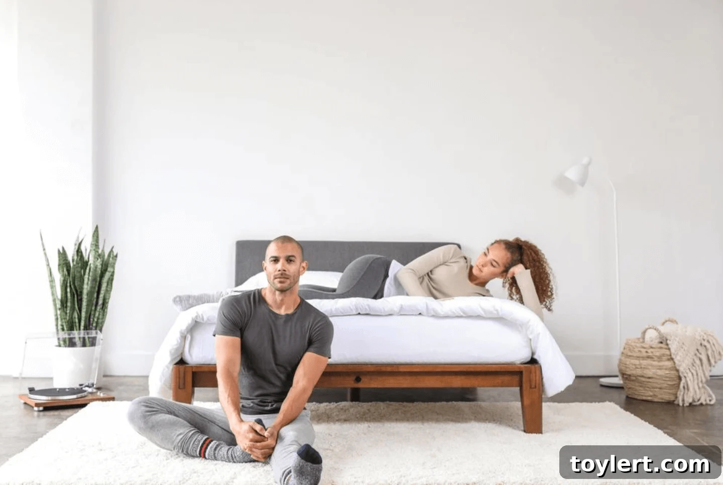 Streamline Your Space The Low Profile Platform Bed Solution 2 Thuma platform bed with minimalist design in a modern bedroom