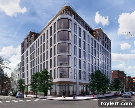 rendering of williamsburg development at 416 402 metropolitan avenue