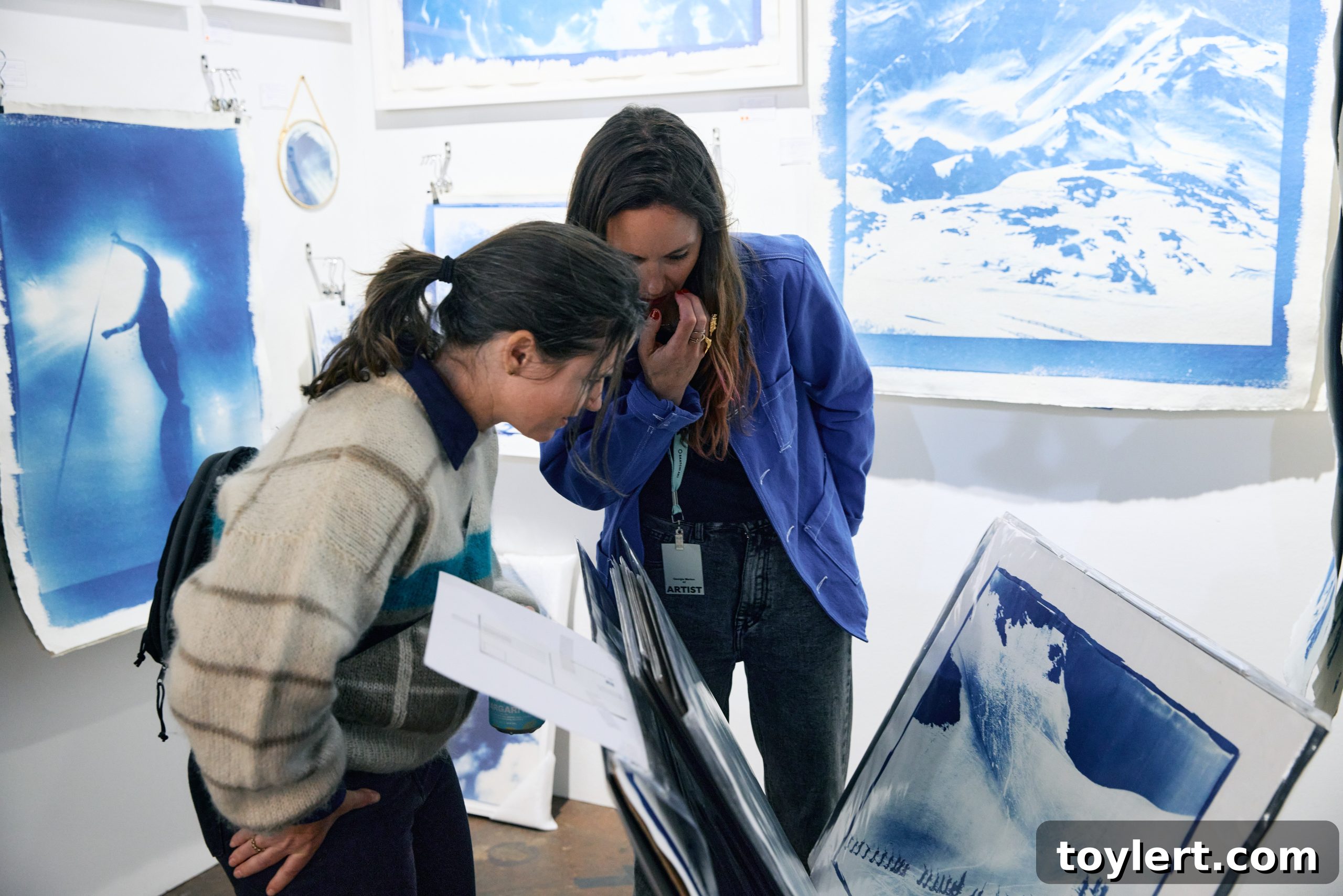 Artist Georgia Merton at The Other Art Fair