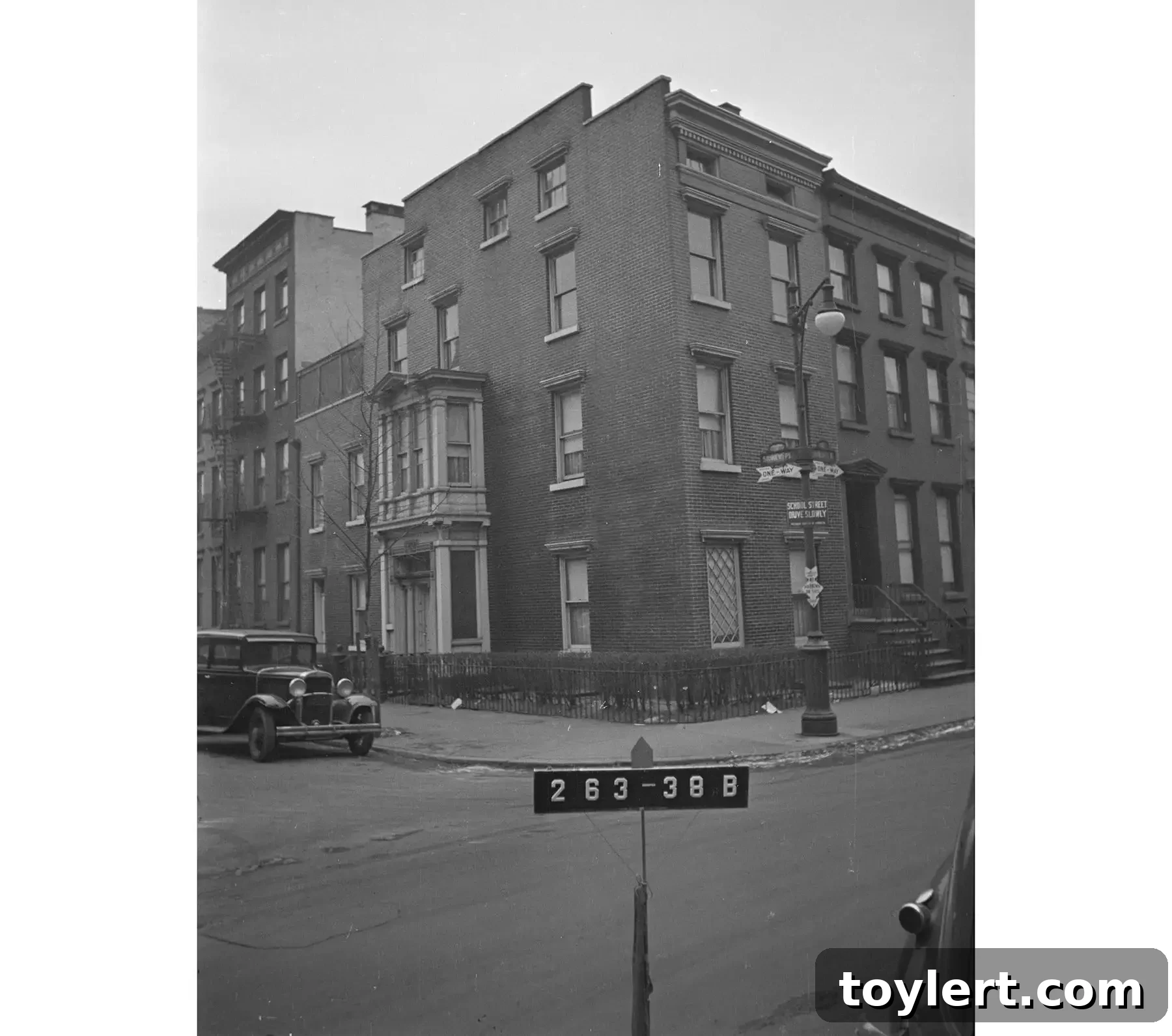 2 sidney place - black and white photo of the exterior