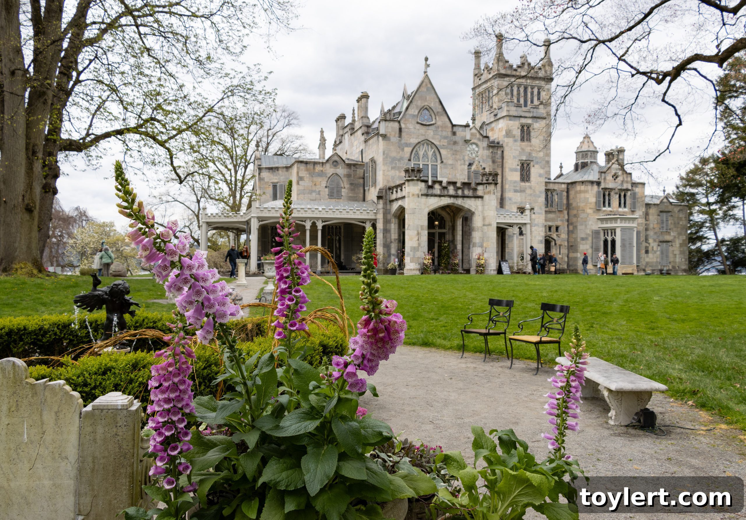 Lyndhurst Annual Blossom Festival 2 exterior of the gothic castle