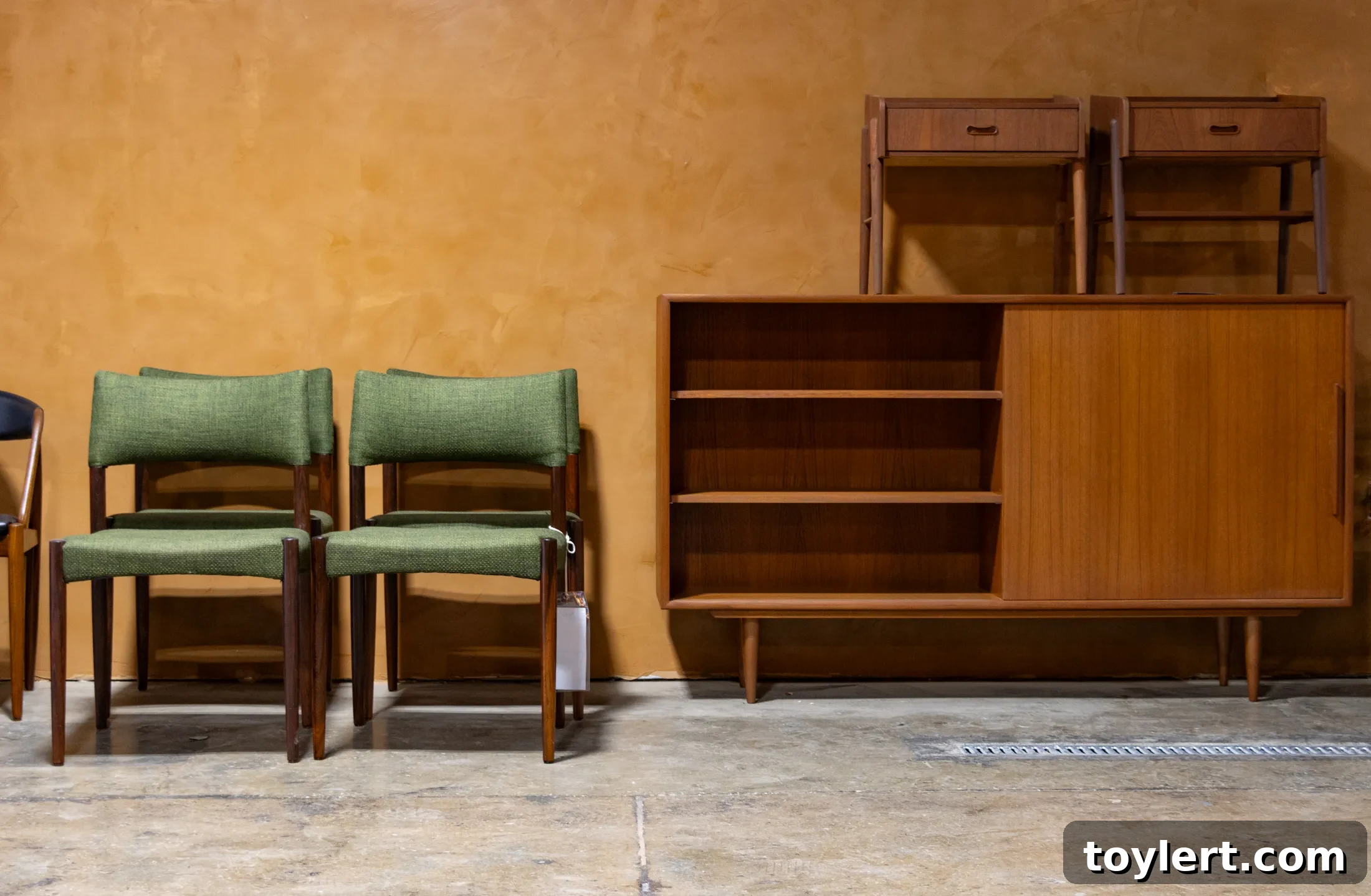 chairs with green upholstery