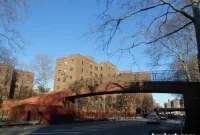Fort Greene Footbridge Fence Divides Community