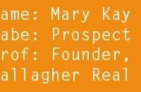 Mary Kay Gallagher Under the Spotlight