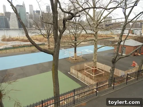 squibb-park-renovations Squibb Park Bridge, a unique wooden structure connecting Brooklyn Heights to the waterfront, is undergoing renovations to ensure safety and longevity.