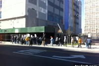 Protesters Gather Outside 470 Vanderbilt Avenue